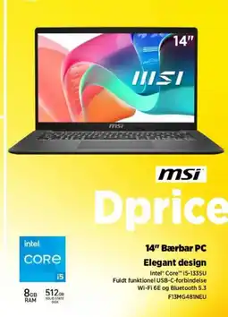 Power 14" bærbar pc elegant design tilbud