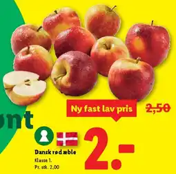 Lidl Dansk røde æbler tilbud