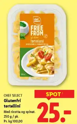 Lidl Glutenfri tortelloni (med ricotta og spinat) tilbud