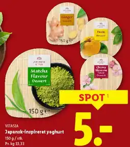 Lidl VITASIA Japansk-inspireret yoghurt / Matcha Flavour Dessert tilbud