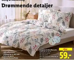 Lidl Sengesæt af mikrofibersatin tilbud