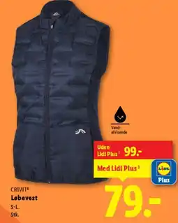Lidl CRIVIT Løbevest tilbud