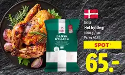 Lidl Hel kylling tilbud