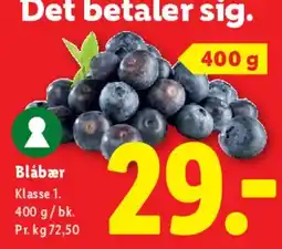 Lidl Blåbær (400 g) tilbud