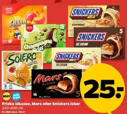 Netto Frisko iskasse / Mars & Snickers isbar tilbud