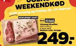 Netto Velsmag oksefilet (Ugens weekendkød) tilbud