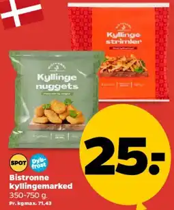 Netto Kyllingeprodukter (nuggets/strimler) tilbud