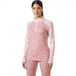 Sport 24 Helly Hansen Lifa Merino Midweight Graphic 1/2 Zip Skiundertrøje Dame tilbud