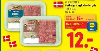 VILSTRUPGÅRD Hakket gris og kalv eller gris