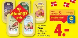 Lidl 3-STJERNET Pålæg tilbud