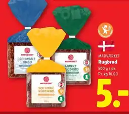 Lidl MADVÆRKET Rugbrød tilbud
