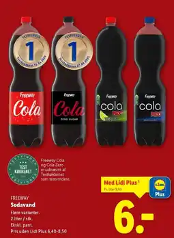 Lidl FREEWAY Sodavand tilbud