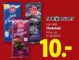 Lidl FIN CARRÉ Chokolade tilbud