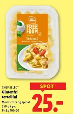 Lidl CHEF SELECT Glutenfri tortellini tilbud