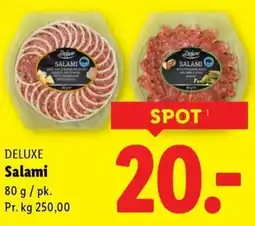 Lidl DELUXE Salami tilbud