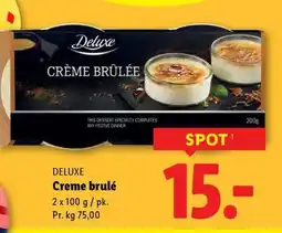 Lidl DELUXE Creme brulé tilbud