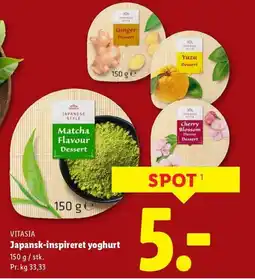 Lidl VITASIA Japansk-inspireret yoghurt tilbud