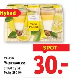 Lidl VITASIA Yuzumousse tilbud