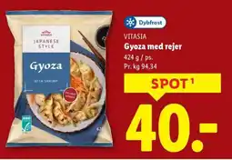 Lidl VITASIA Gyoza med rejer tilbud