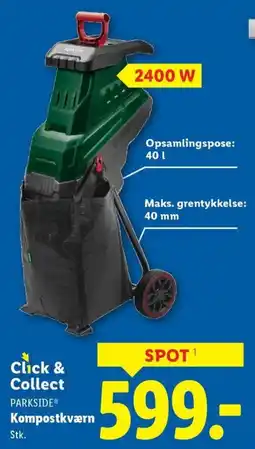 Lidl PARKSIDE® Kompostkværn tilbud