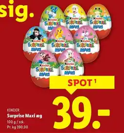 Lidl KINDER Surprise Maxi æg tilbud