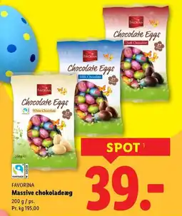 Lidl FAVORINA Massive chokoladeæg tilbud