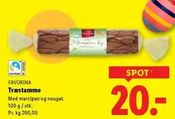 Lidl FAVORINA Træstamme tilbud