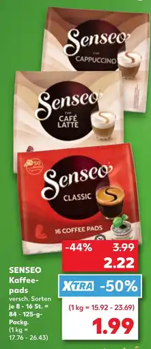 Kaufland DE SENSEO Kaffee- pads tilbud