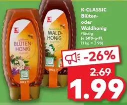 Kaufland DE K-CLASSIC Blüten- oder Waldhonig tilbud