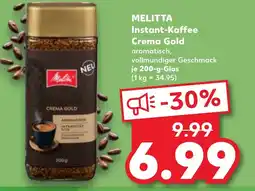 Kaufland DE MELITTA Instant-Kaffee Crema Gold tilbud