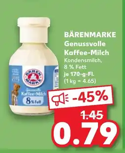 Kaufland DE BÄRENMARKE Genussvolle Kaffee-Milch tilbud