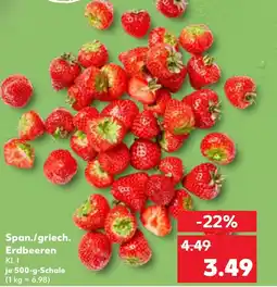 Kaufland DE Span./griech. Erdbeeren tilbud