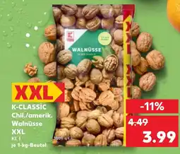 Kaufland DE K-CLASSIC Chil./amerik. Walnüsse XXL tilbud