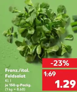 Kaufland DE Franz./ital. Feldsalat tilbud