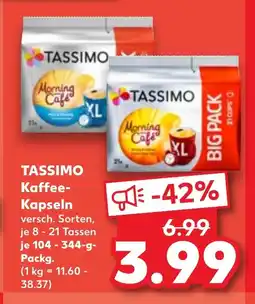 Kaufland DE TASSIMO Kaffee- Kapseln tilbud