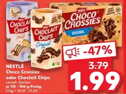 Kaufland DE NESTLÉ Choco Crossies oder Choclait Chips tilbud