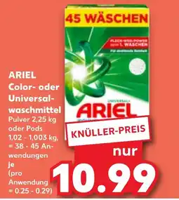 Kaufland DE ARIEL Color- oder Universal- waschmittel tilbud