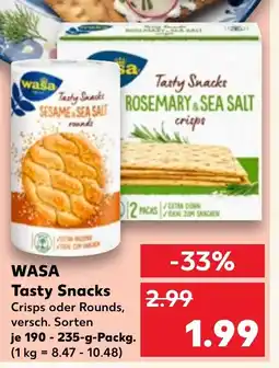Kaufland DE WASA Tasty Snacks tilbud