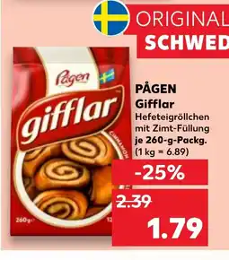 Kaufland DE PÅGEN Gifflar tilbud