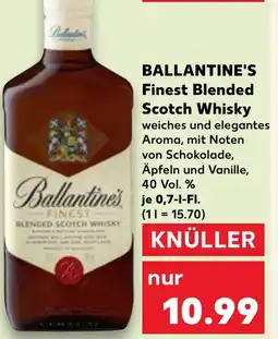 Kaufland DE BALLANTINE'S Finest Blended Scotch Whisky tilbud