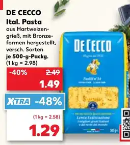 Kaufland DE DE CECCO Ital. Pasta tilbud