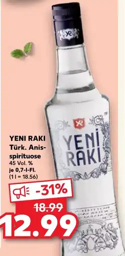 Kaufland DE YENI RAKI Türk. Anis- spirituose tilbud
