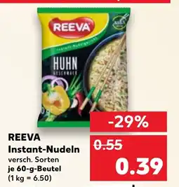 Kaufland DE REEVA Instant-Nudeln tilbud