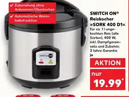 Kaufland DE SWITCH ON® Reiskocher SORK 400 D1 tilbud