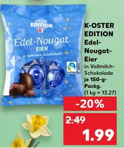 Kaufland DE K-OSTER EDITION Edel- Nougat- Eier tilbud