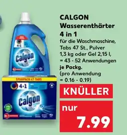 Kaufland DE CALGON Wasserenthärter 4 in 1 tilbud