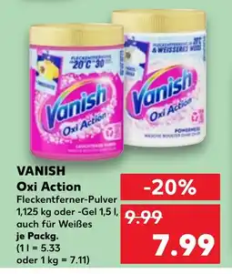 Kaufland DE VANISH Oxi Action tilbud