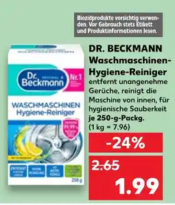 Kaufland DE DR. BECKMANN Waschmaschinen- Hygiene-Reiniger tilbud