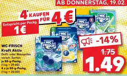 Kaufland DE WC-FRISCH Kraft Aktiv tilbud