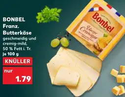 Kaufland DE BONBEL Franz. Butterkäse tilbud